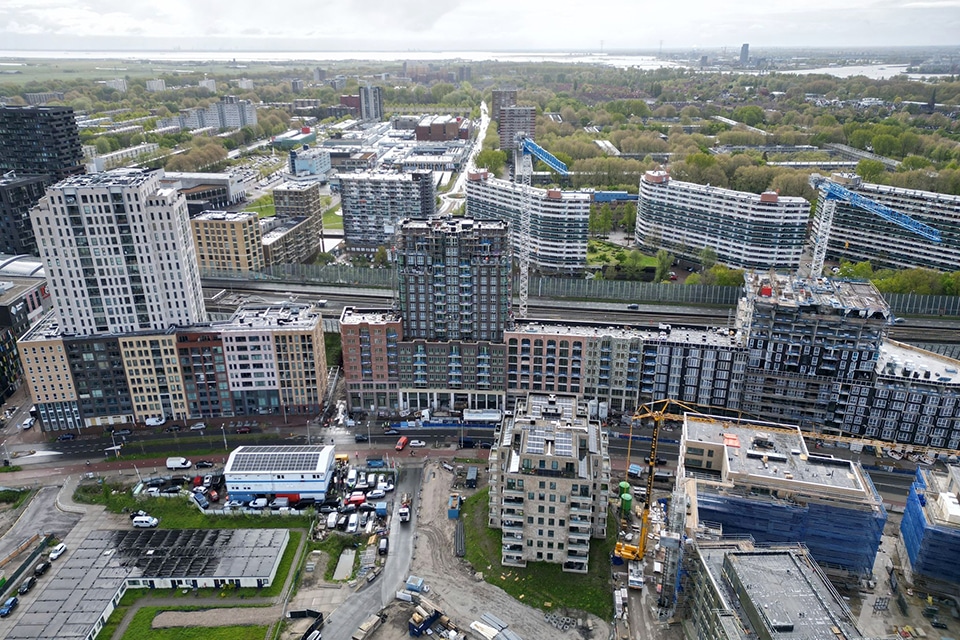 Singelblok Amsterdam maakt nieuwe wijk af 2